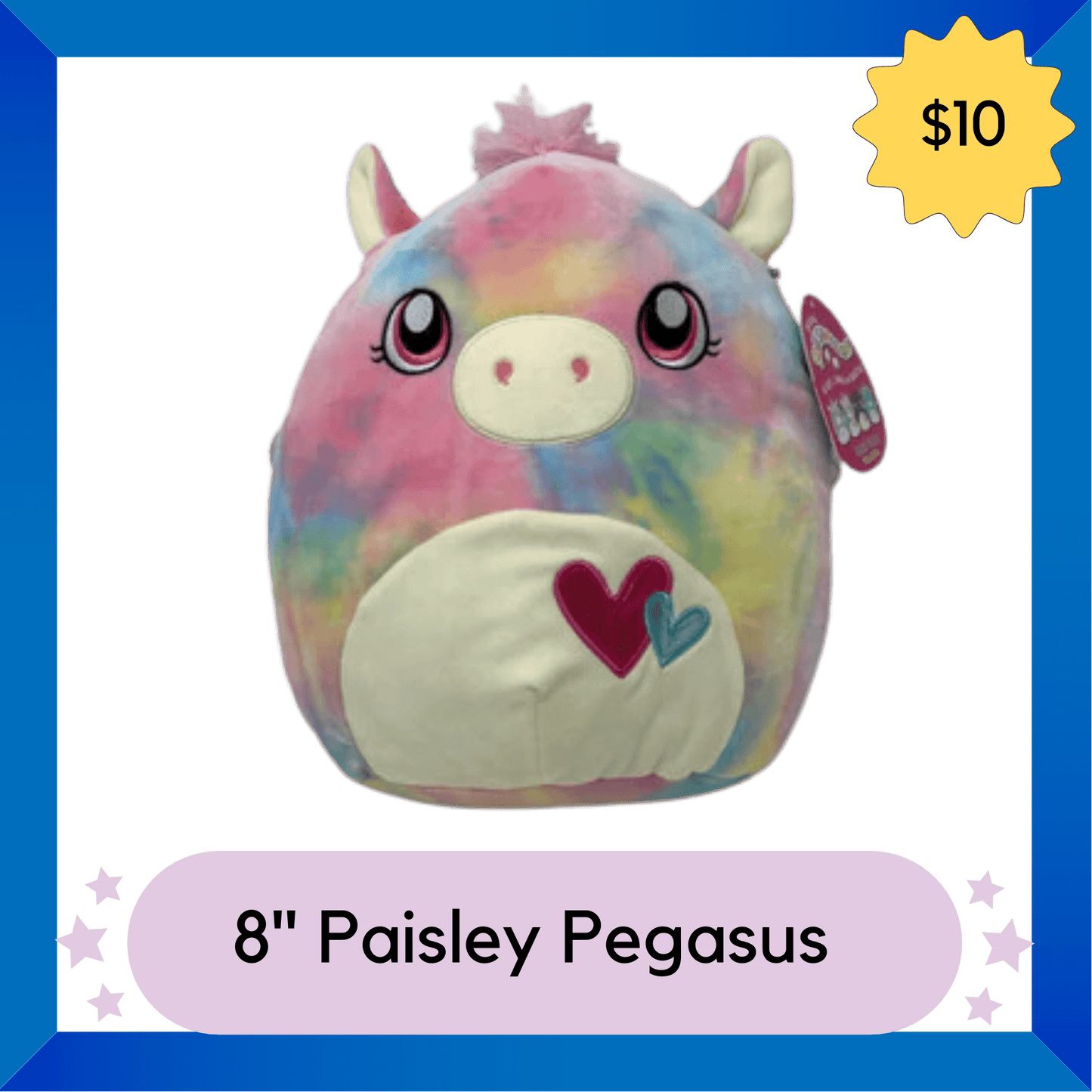 Squishmallows Plush -- Paisley Pegasus