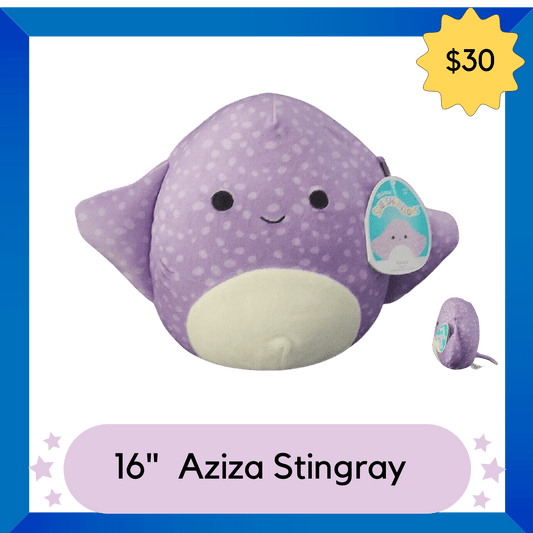 Squishmallows Plush -- Aziza Stingray