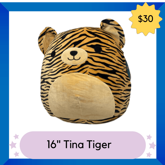 Squishmallows Plush -- Tina Tiger