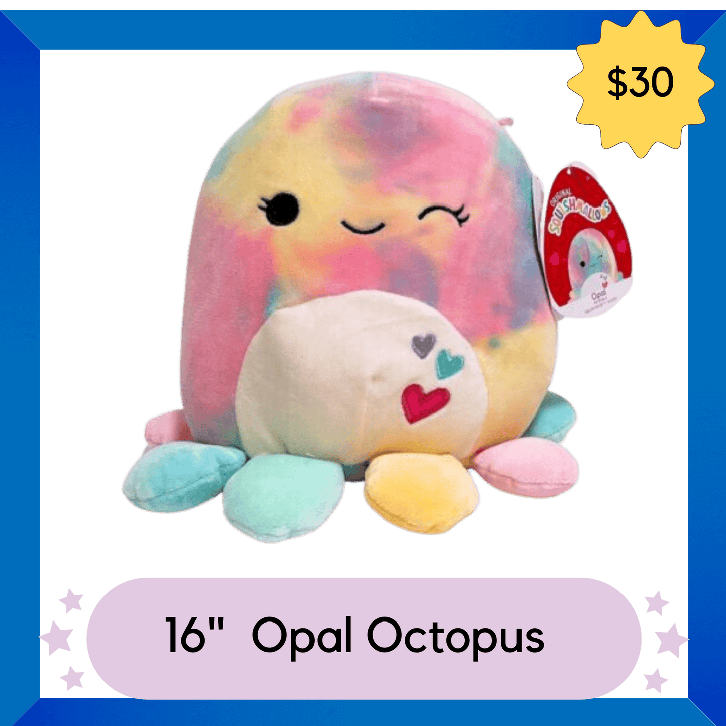 Squishmallows Plush -- Opal Octopus