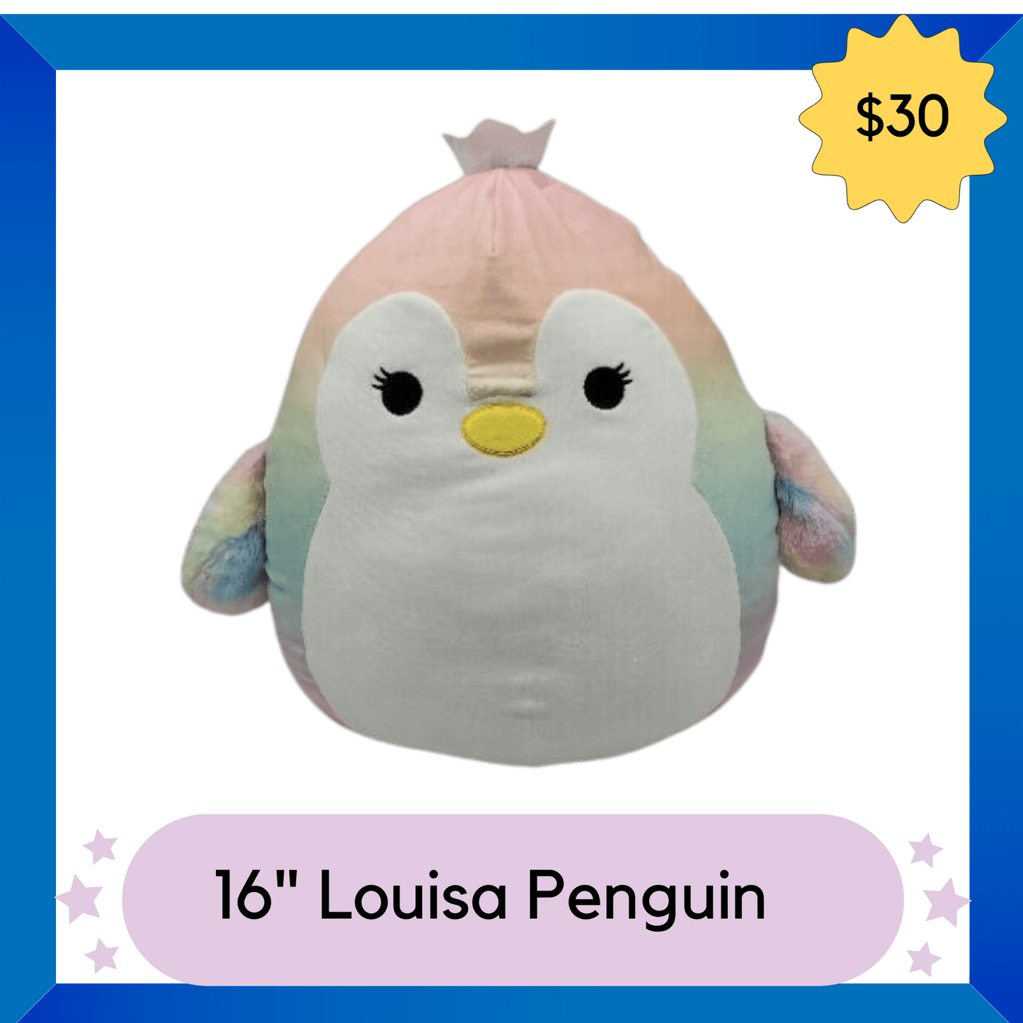 Squishmallows Plush -- Louisa Penguin