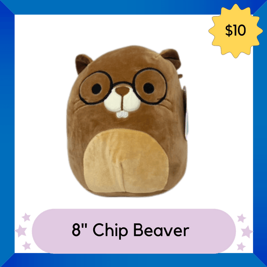 Squishmallows Plush -- Chip Beaver