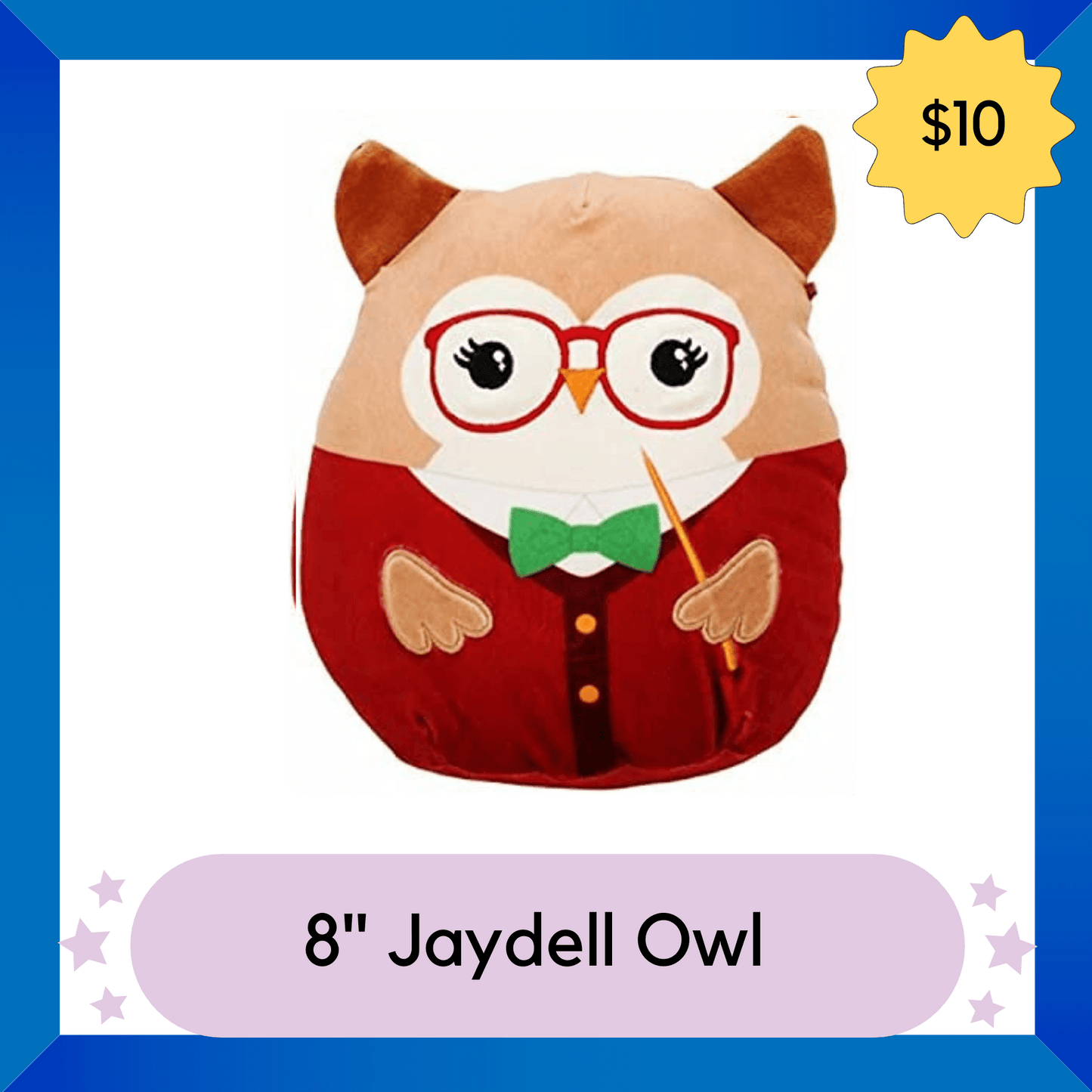 Squishmallows Plush -- Jaydelle Owl