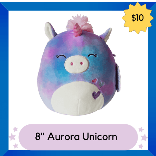 Squishmallows Plush -- Aurora Unicorn