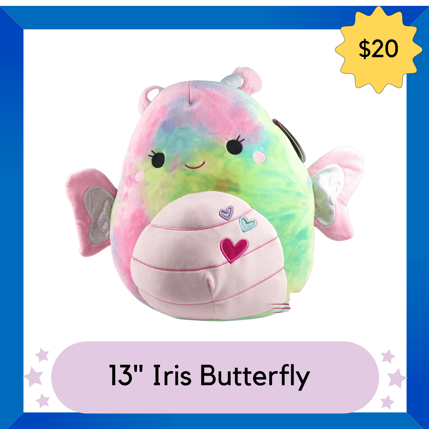 Squishmallows Plush -- Iris Butterfly