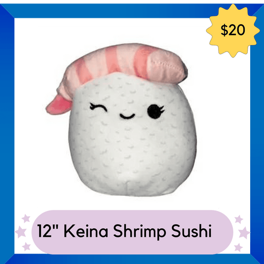 Squishmallows Plush -- Keina Shrimp Sushi