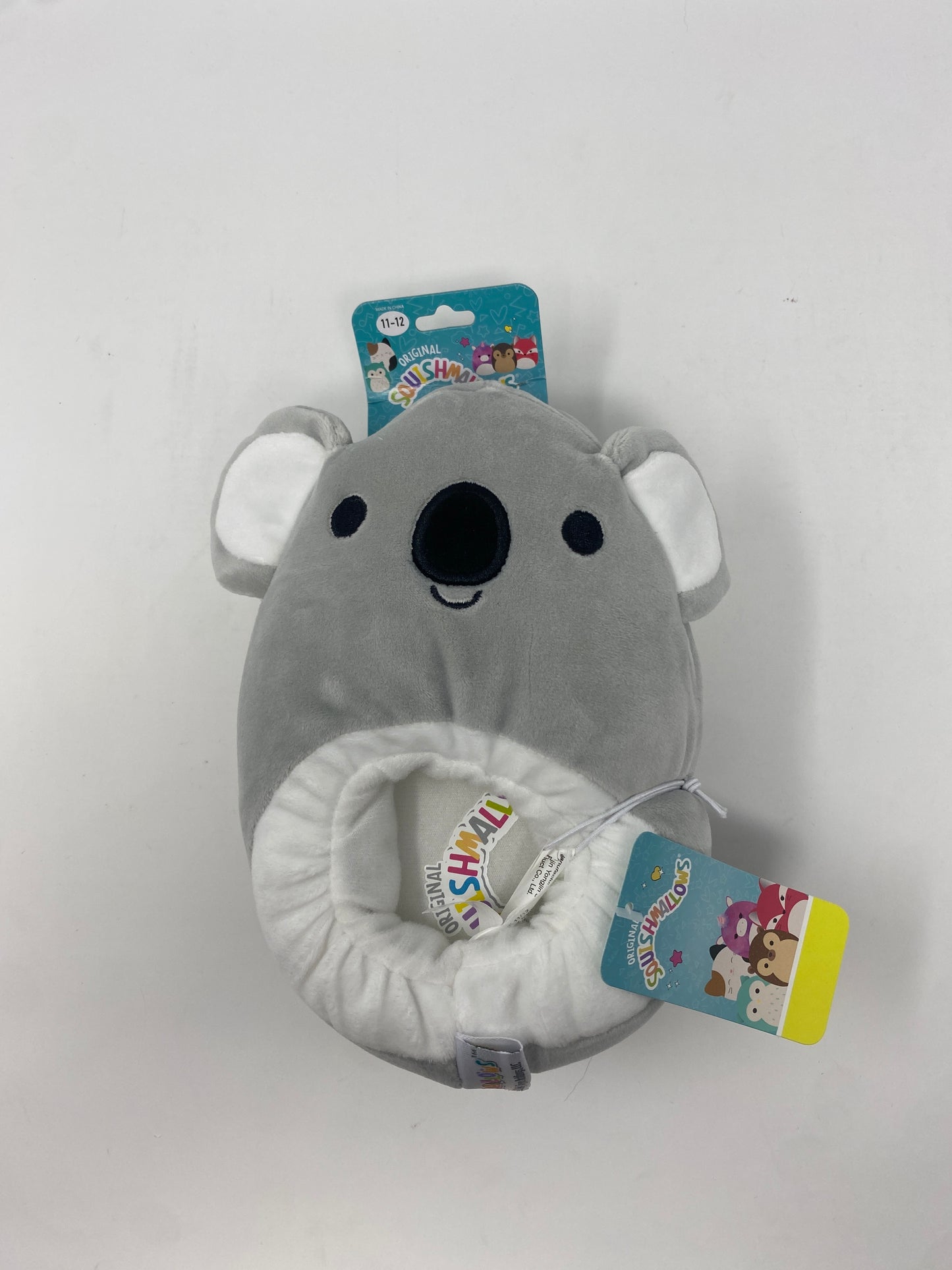 Squishmallows Kids Slippers-- Kirk Koala Bear (Size 11-12)