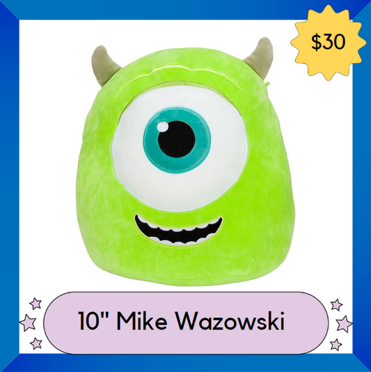 Squishmallows Plush-- Mike Wazowski