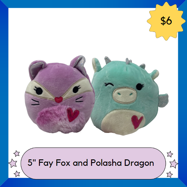 Flip-Mallows-- Fay Fox and Palasha Dragon