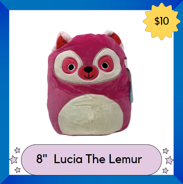 Squishmallows Plush-- Lucia the Lemur