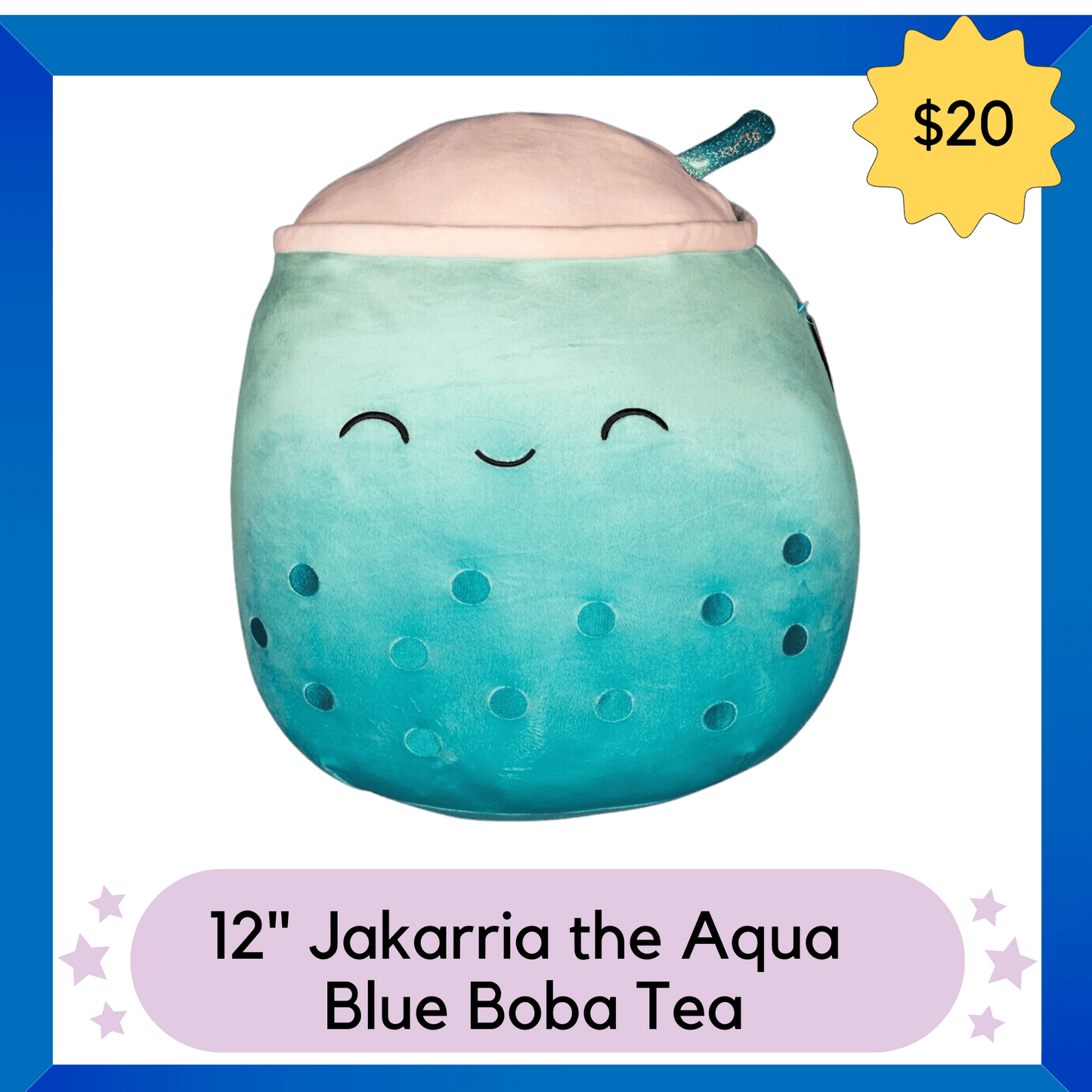 Squishmallows Plush -- Jakarria Boba Tea